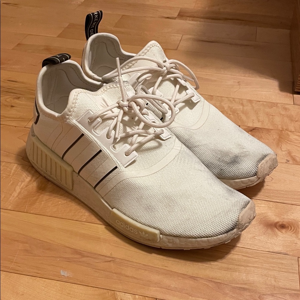 Adidas Cream NMD R1 Sneakers